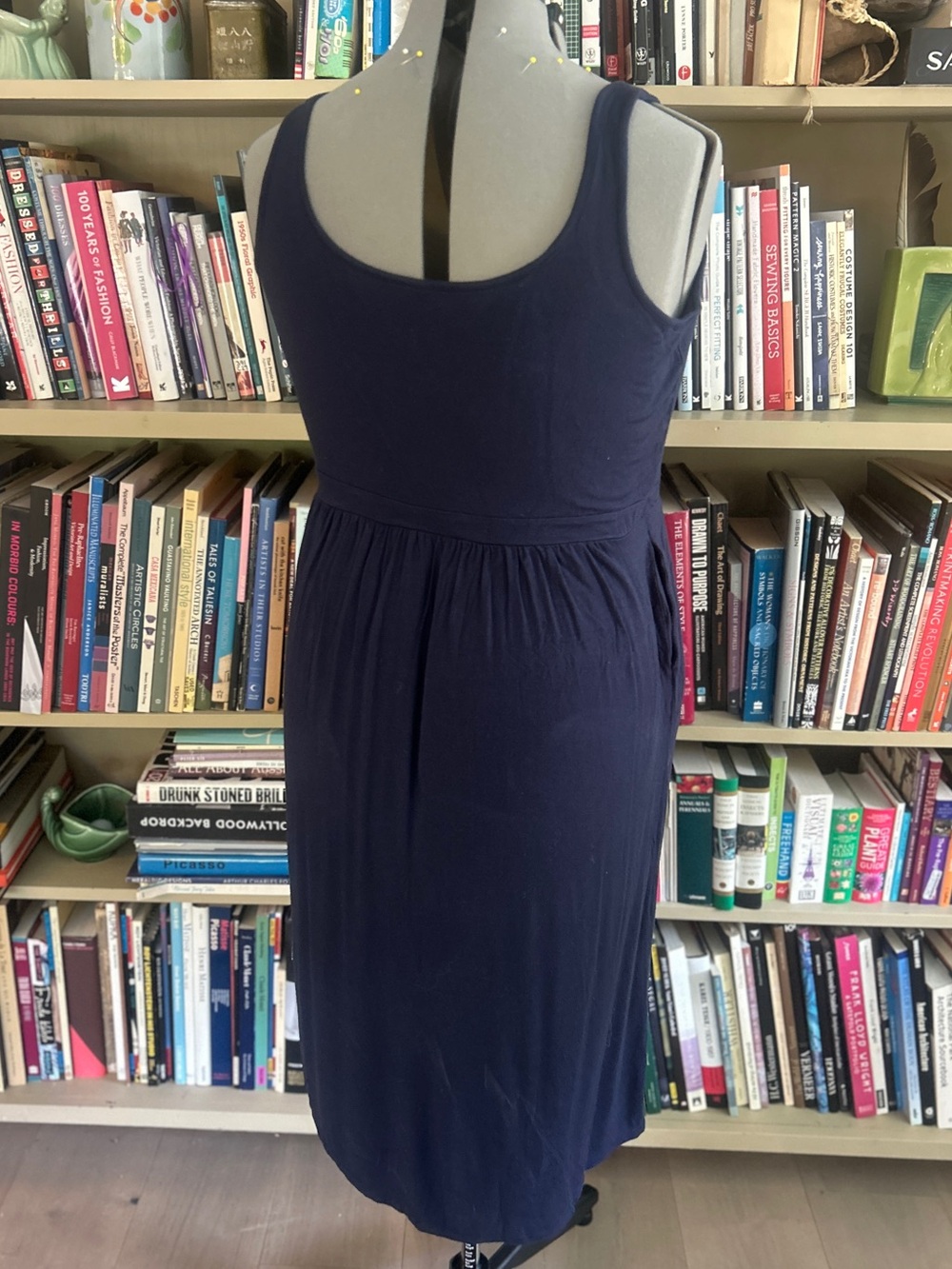 Daily Ritual Blue Maxi Dress with Pockets - Picture 2 of 4